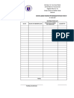 Distribution List For SBFP