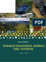 Plan Maestro Sierra Del Divisor