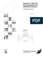 Flowfit P Cpa 240 Flow Assembly For Ph/Redox Sensors: Hauser Endress