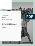 Corporate Social Responsibility: Tata Chemicals