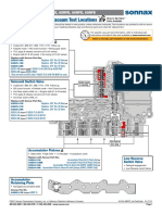 Critical Wear Areas & Vacuum Test Locations: Valve Body - 45RFE Shown