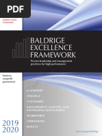 2019-2020 Baldrige Excellence Framework Business-Nonprofit Examiner Use Only