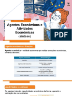 Agentes Económicos e Atividades Económicas (Síntese)