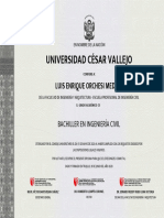 Universidad César Vallejo: Luis Enrique Orchesi Medina