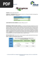 AkaryMax-Ficha Tecnica - ALTUS BIOPHARM