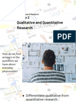 UNIT 1 - LESSON 3 - Qualitative and Quantitative Research