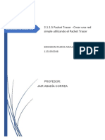 2.1.1.5 Packet Tracer - Crear Una Red Simple Utilizando El Packet Tracer