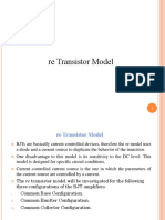 Re Transistor Model