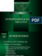 Hypertension &amp Diabetis Mellitus