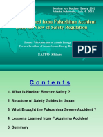 Lessons Learned From Fukushima Accident