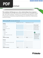 Budgeting Worksheet: This Worksheet Will Help Give You A Clear Understanding of Your Expenses