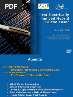 First Electrically Pumped Hybrid Silicon Laser