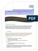 ¿Cómo Es Nuestra Conducta Como Estudiantes en El Hogar?