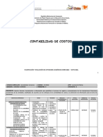 Planificación y Evaluación de Actividades Académicas-Contabilidad de Costos