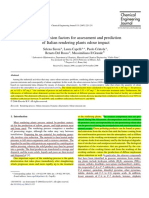 Odour Emission Factors For Assessment and Prediction