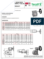 For Butterfly Valve Manual Gear Box: (Tecfly and Teclarge) - General Use: Mounts On The Full Range of Butterfly Valve