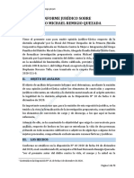 Informe Jurídico Caso Michael Remigio Quezada