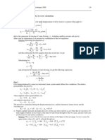 Solution To Exercise 4 - Buckley-Leverett Calculations