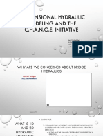 2 Dimensional Hydraulic Modeling and The C.H.A.N.G.E. Initiative