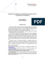 (20841264 - Wroclaw Review of Law, Administration & Economics) The Rate of Return To Investment in Educaton - A Case Study of Lithuania