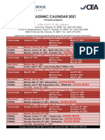 Academic Calendar Obt - Kirkman