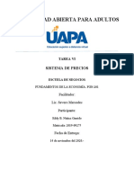 Tarea 6 Sistema de Precios