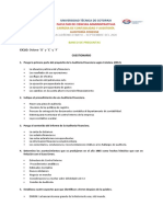 Banco de Preguntas. Auditoría Forense