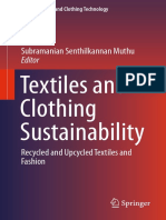 Textiles and Clothing Sustainability Recycled and Upcycled Textiles and Fashion Recycled and Upcycled Textiles and Fashion