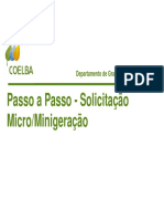 Coelba - Passo A Passo Micro Minigeracao