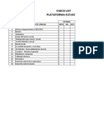 Check List Plataforma Elevadora