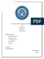 School of Mechanical and Manufacturing Engineering Nust Applied Physics Lab Report # 5 Ac DC Electronics