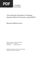 Time-Domain Simulation of Floating Marine Structures