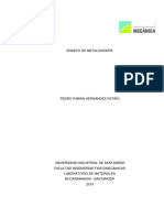 1ER INFORME METALOGRAFIA Acero Estructural