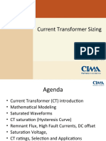 Current Transformer Sizing: (August 19, 2010) By: Siva Singupuram James Trinh