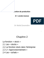 Gestion de Production Chap 2 Gestion de Stock