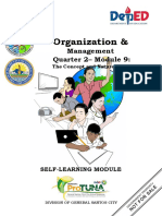 Organization &: Management Quarter 2 - Module 9