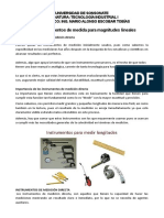 Instrumentos de Medida para Magnitudes Lineales - Tecnología 1. Virtual 2021