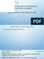 Crafting Winning Strategies in A Mature Market: The Us Wine Industry in 2001