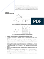 Unit Iv: Fundamentals of Harmonics: Fig.1: Current Distortion Caused by Nonlinear Resistance