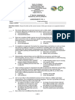 Personal Development Grade 12 - Weekly Assessment 1