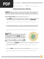 CH 3.4-3.6 Meiosis Gizmo - Student