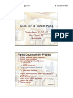 B31.3 Process Piping Course - 05 Valve Selection