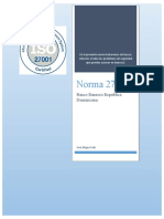 Proyecto de Norma (Normalizacion)