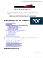 Compiling and Installing Apache 1.3: Apache HTTP Server Version 1.3