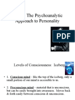 Freud: The Psychoanalytic Approach To Personality