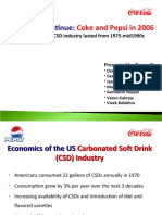 Cola Wars Continue Coke and Pepsi in 2006 by Group C