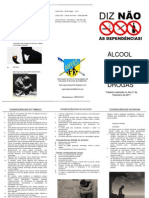 Folheto Da Actividade Alcoolismo Tabagismo e Toxicodependência