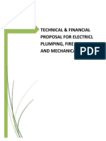 Technical and Financial Proposal Mep With Revit Auto Cad