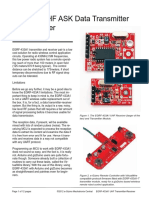 433Mhz Uhf Ask Data Transmitter and Receiver: Egrf-433A1