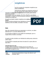 Aula 2 Química Inorgânica I - Funções Inorgânicas